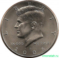 Монета. США. 50 центов 2006 год. Монетный двор P.