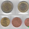 Монеты. Италия. Набор евро 8 монет 2002 год. 1, 2, 5, 10, 20, 50 центов, 1, 2 евро.