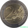 Монета. Германия. 2 евро 2009 год. 10 лет экономическому и валютному союзу. (J).