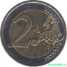 Монета. Германия. 2 евро 2014 год. Нижняя Саксония (F).