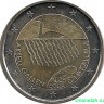 Монета. Финляндия. 2 евро 2015 год. 150 лет со дня рождения Аксели Галлен-Каллела.