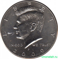Монета. США. 50 центов 2009 год. Монетный двор P.