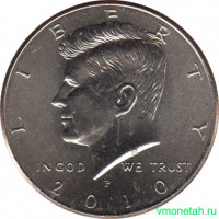 Монета. США. 50 центов 2010 год. Монетный двор P.