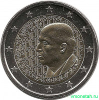 Монета. Греция. 2 евро 2016 год. Димитрис Митропулос.