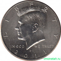 Монета. США. 50 центов 2011 год. Монетный двор P.