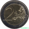 Монета. Германия. 2 евро 2016 год. Саксония (D).
