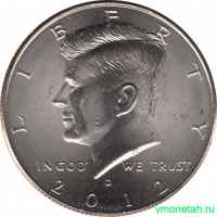 Монета. США. 50 центов 2012 год. Монетный двор D.