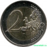 Монета. Италия. 2 евро 2018 год. 60 лет основанию Министерства здравоохранения.