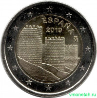 Монета. Испания. 2 евро 2019 год. Авила.