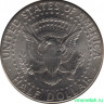 Монета. США. 50 центов 1983 год. Монетный двор D.